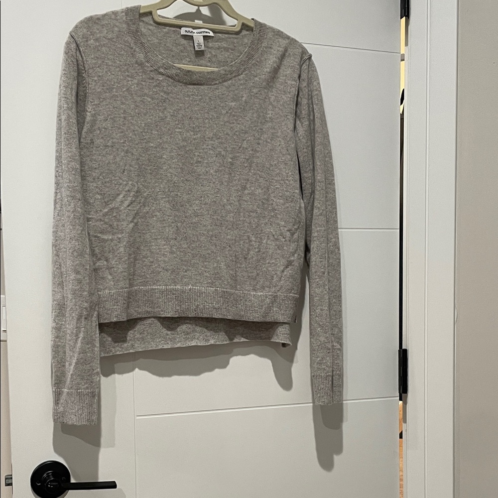 Autumn Cashmere Heather Gray Sweater